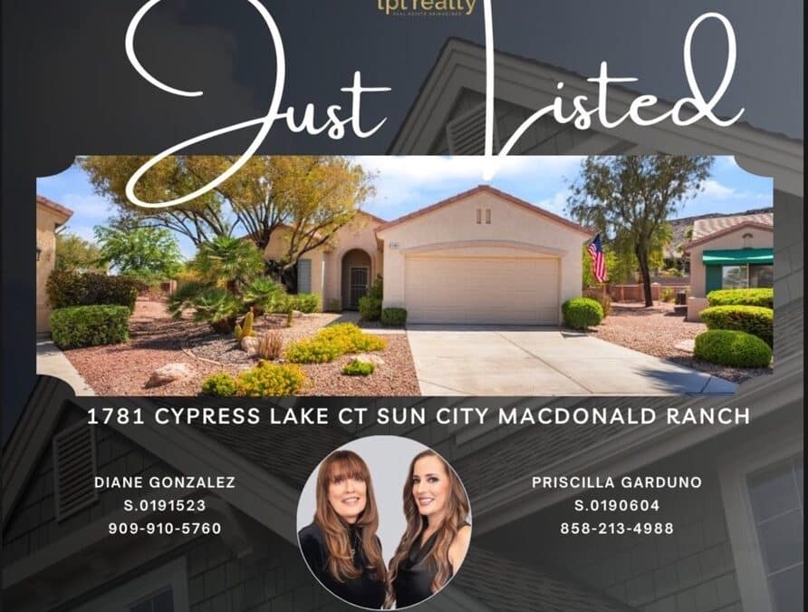 New Listing – $529,000 – Charming 3 Bedroom home with Stunning Ascaya views in Sun City MacDonald Ranch